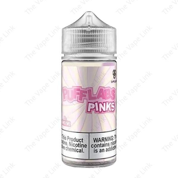 Puff Labs  Pink Whites E -liquid 100ml 0mg - The Vape Link