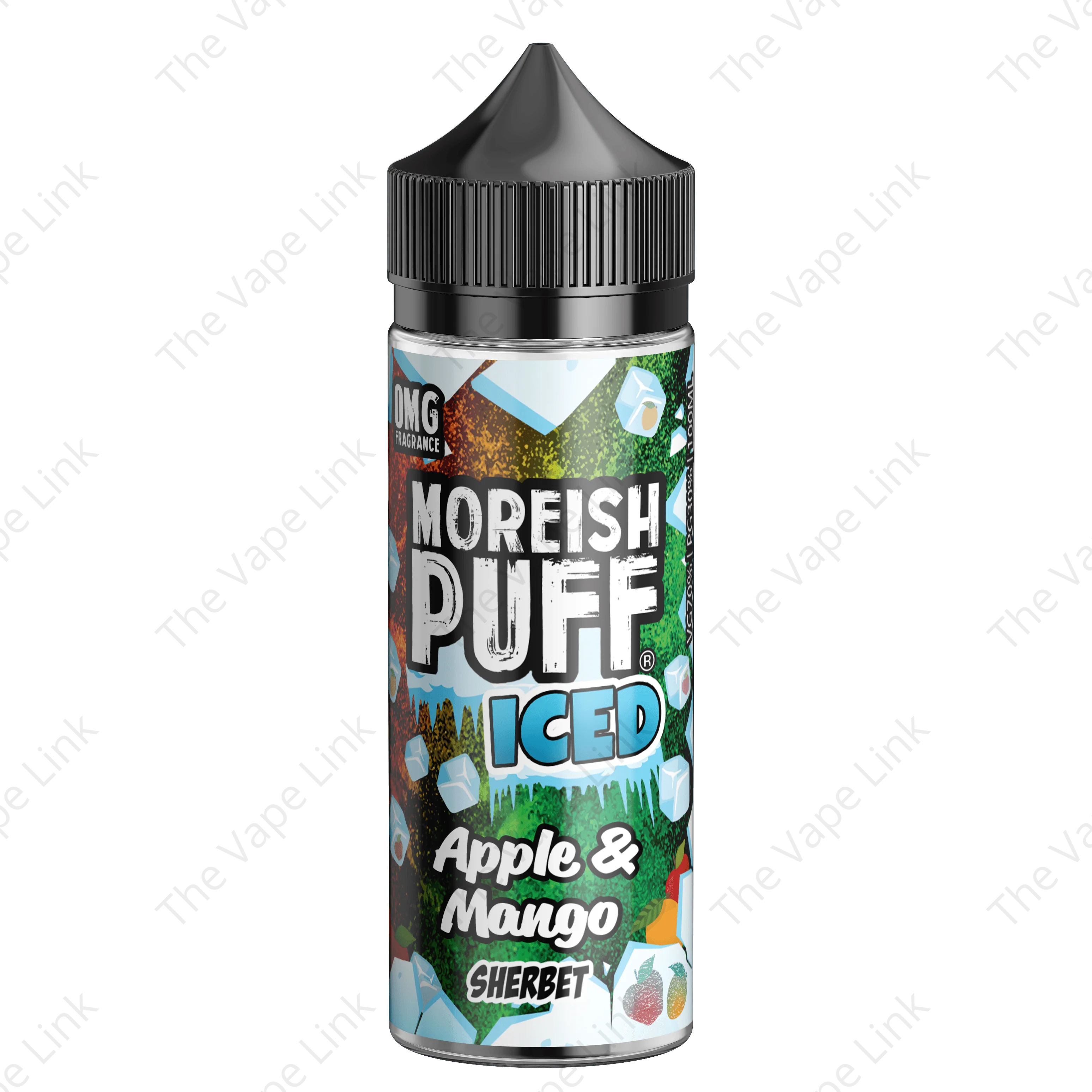 moreish-puff-iced-apple-mango-sherbet-100ml-short-fill-0mg sold by The Vape Link